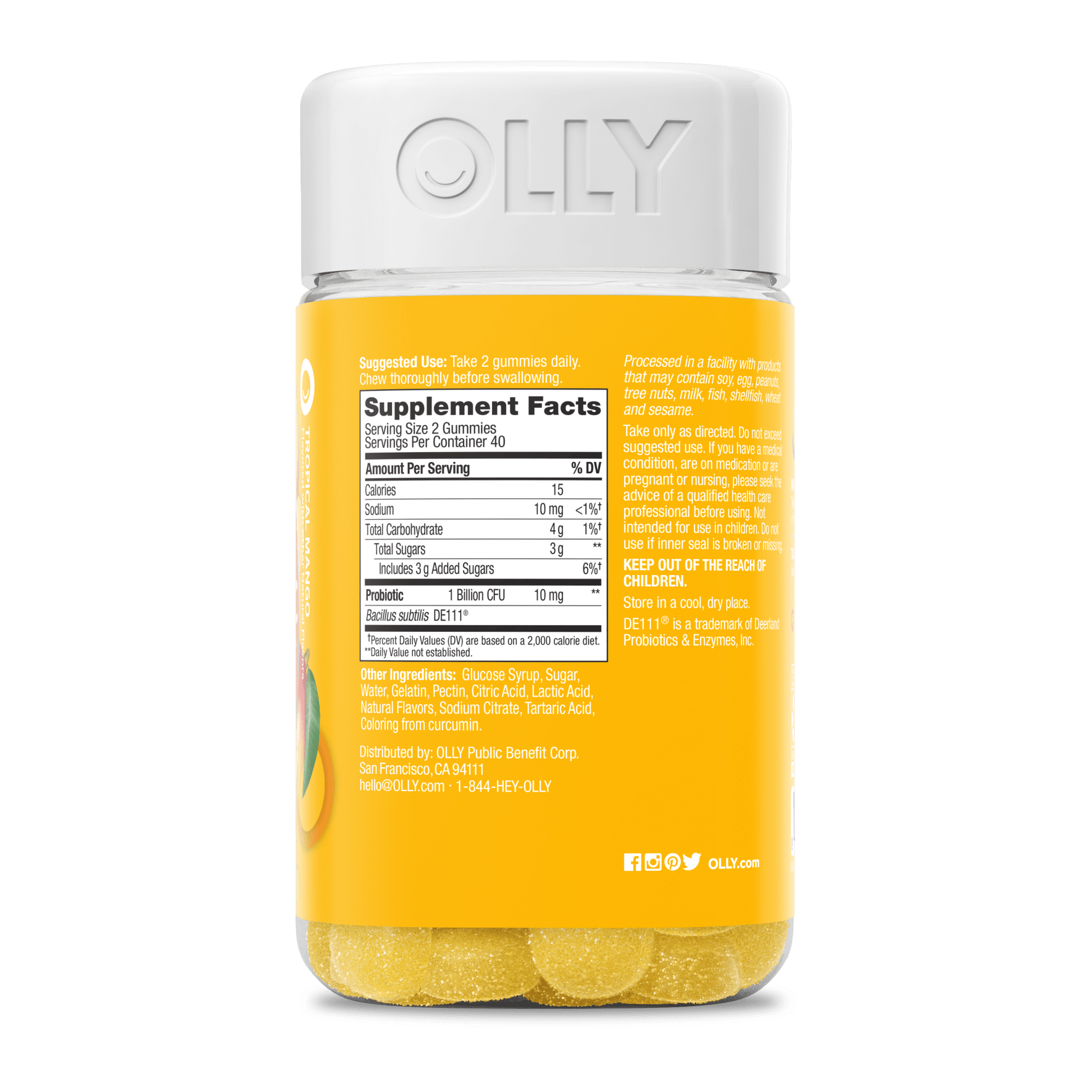 Probiotic Tropical Mango Zoomed