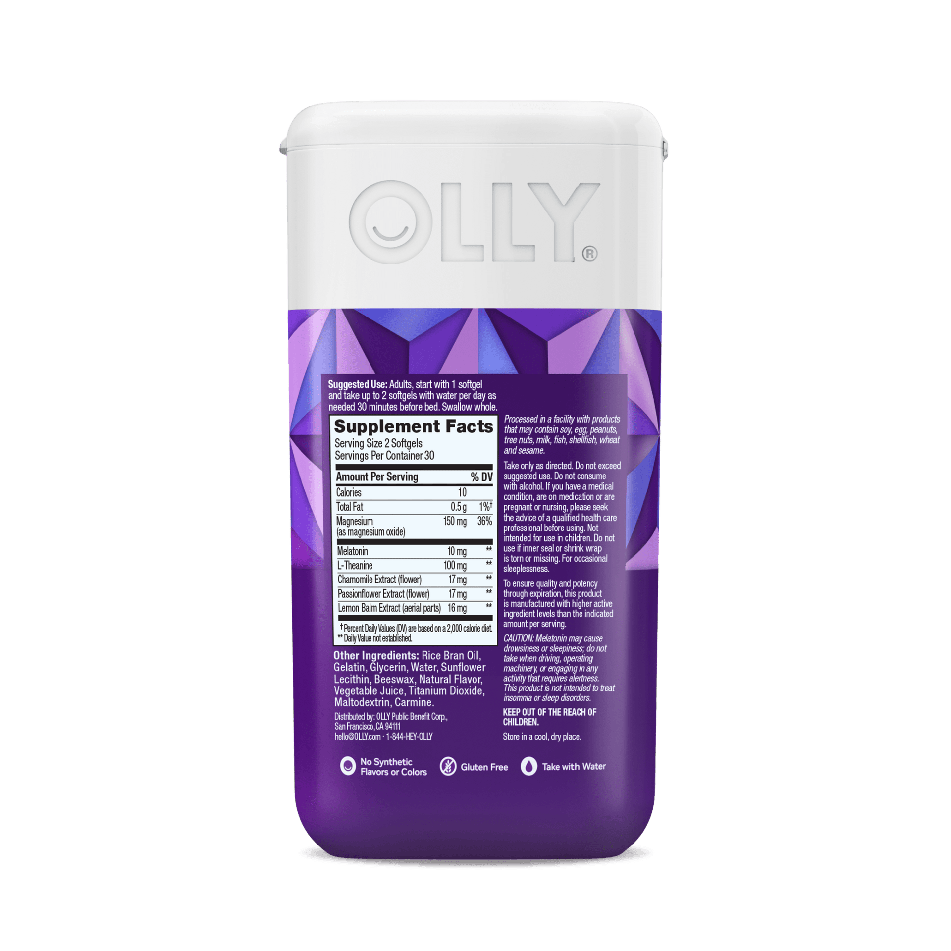 Ultra Strength Sleep Softgels Zoomed