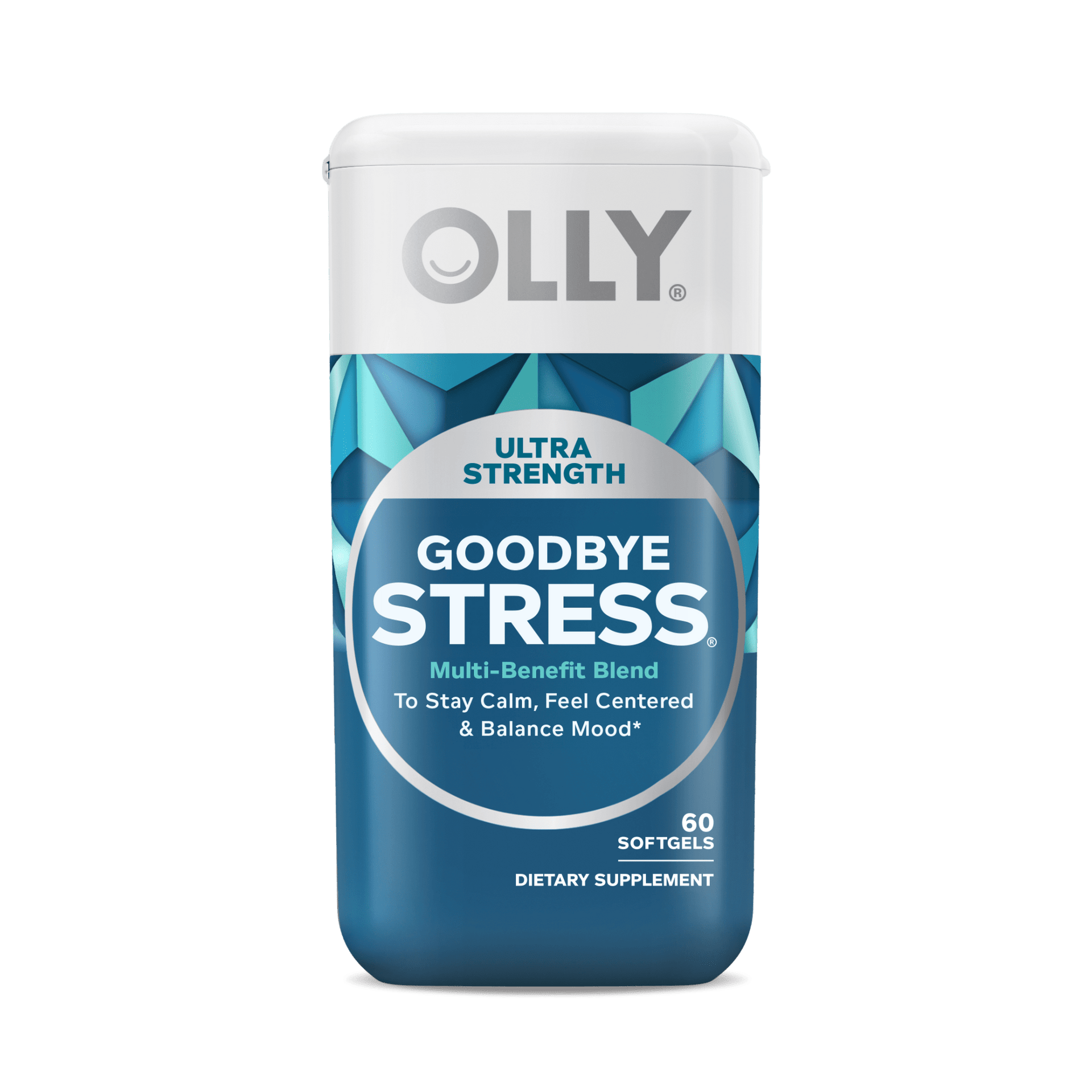 Ultra Strength Goodbye Stress Softgels Zoomed