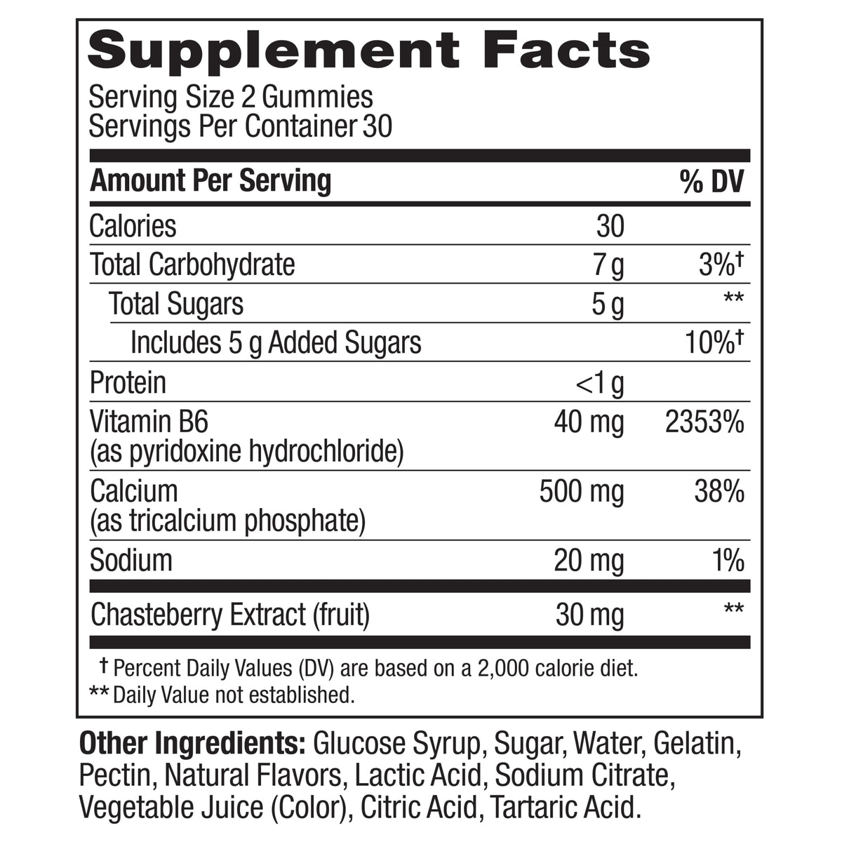 Period Hero Ingredients