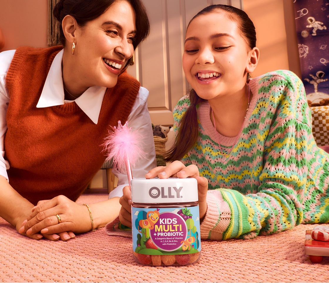 Woman and child with OLLY Kids Multi + Probiotic