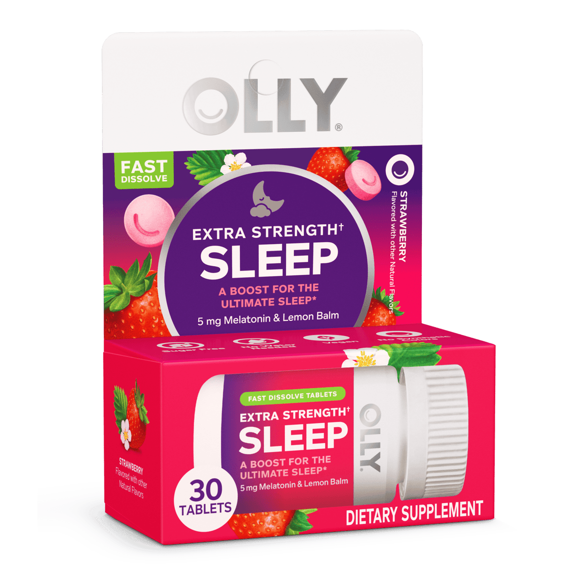 Fast Dissolves Extra Strength Sleep Image