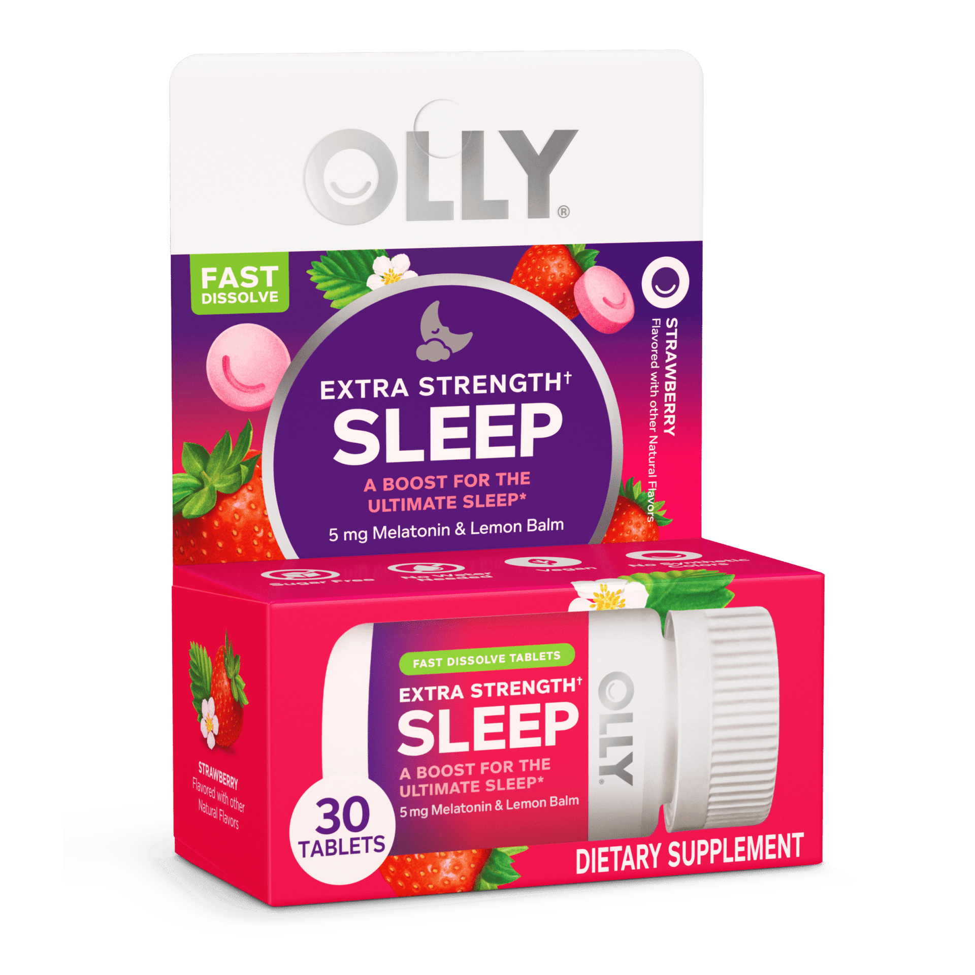 Fast Dissolves Extra Strength Sleep Zoomed