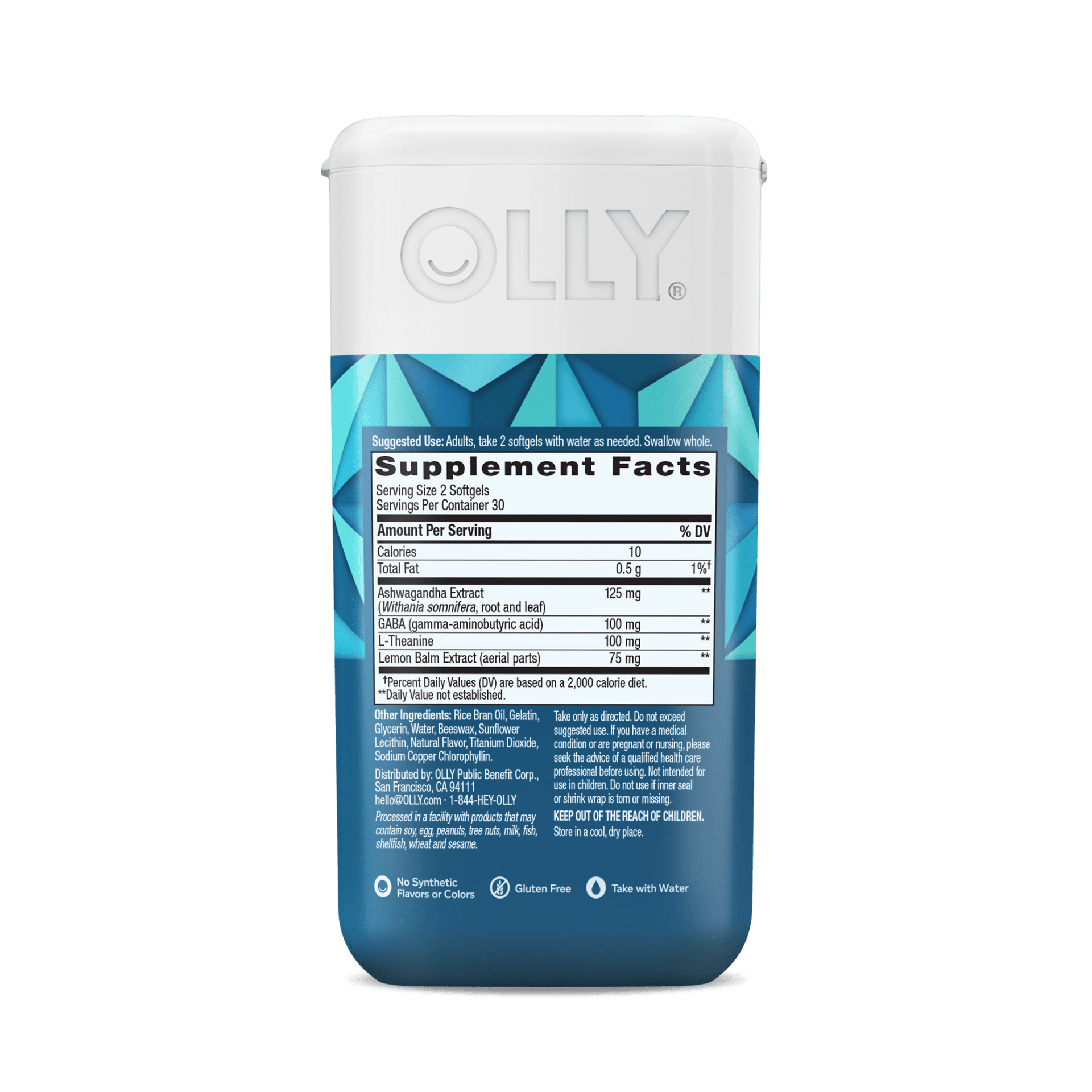 Ultra Strength Goodbye Stress Softgels Zoomed
