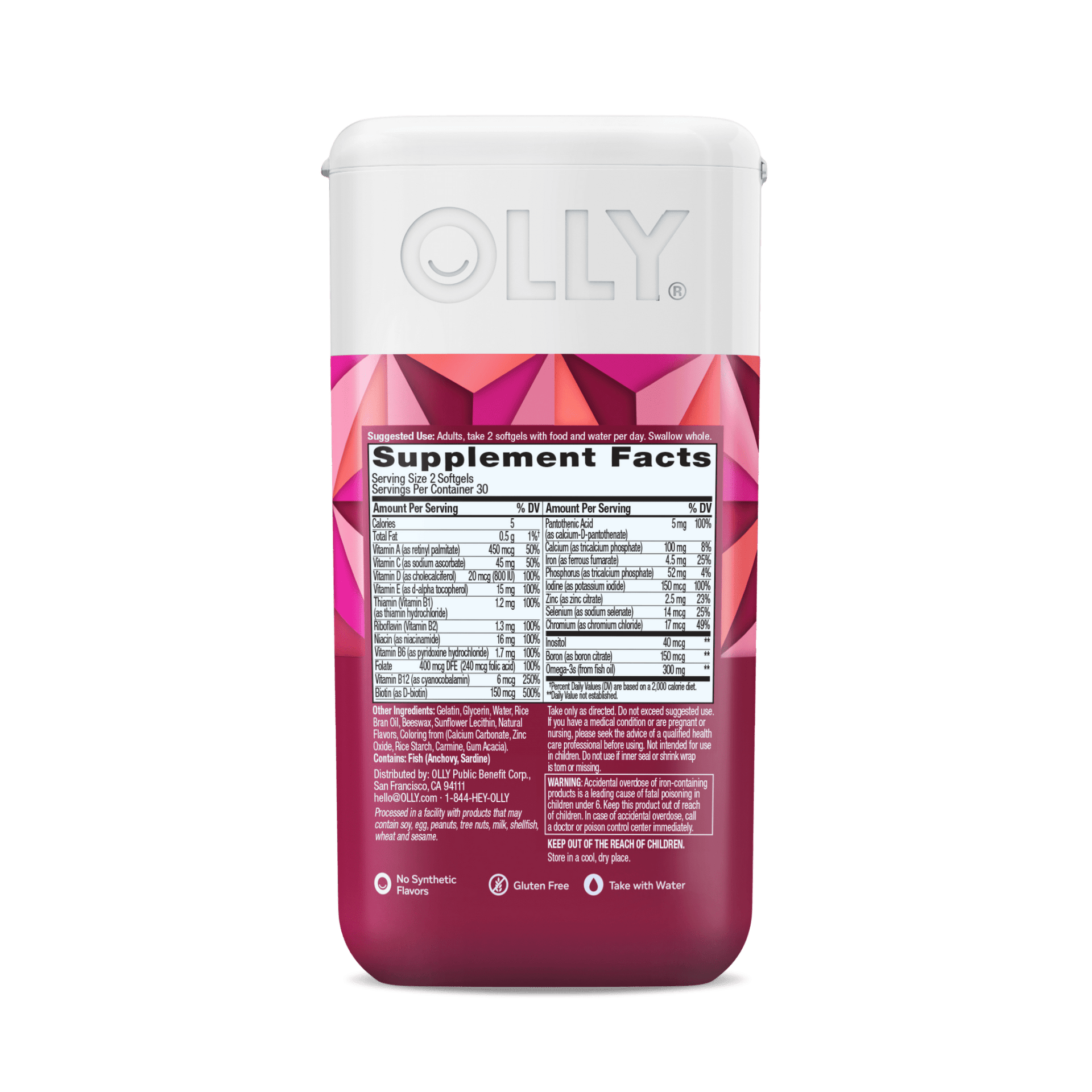 Ultra Strength Women's Multi & Omega-3 Softgels Zoomed