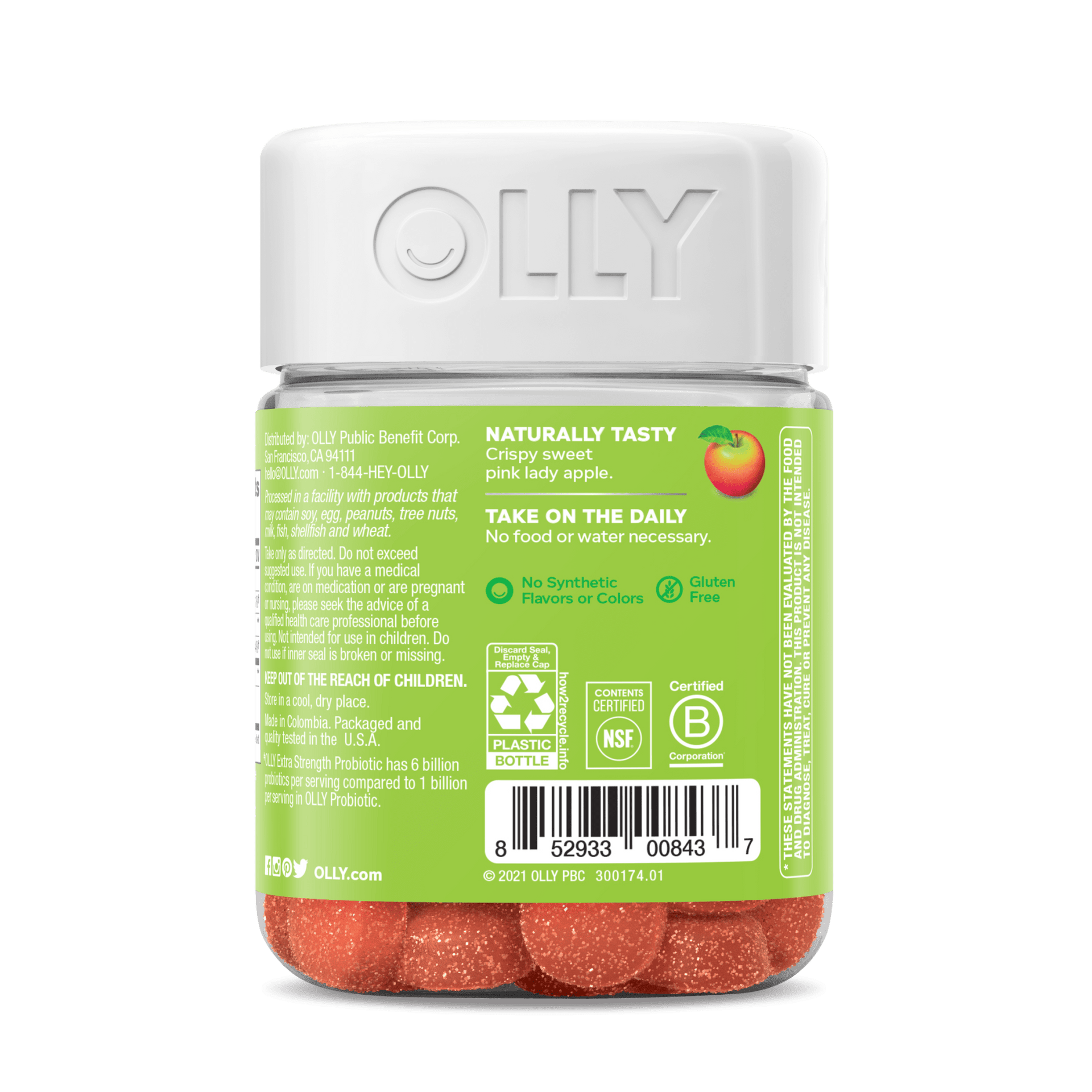 Extra Strength Probiotics Zoomed