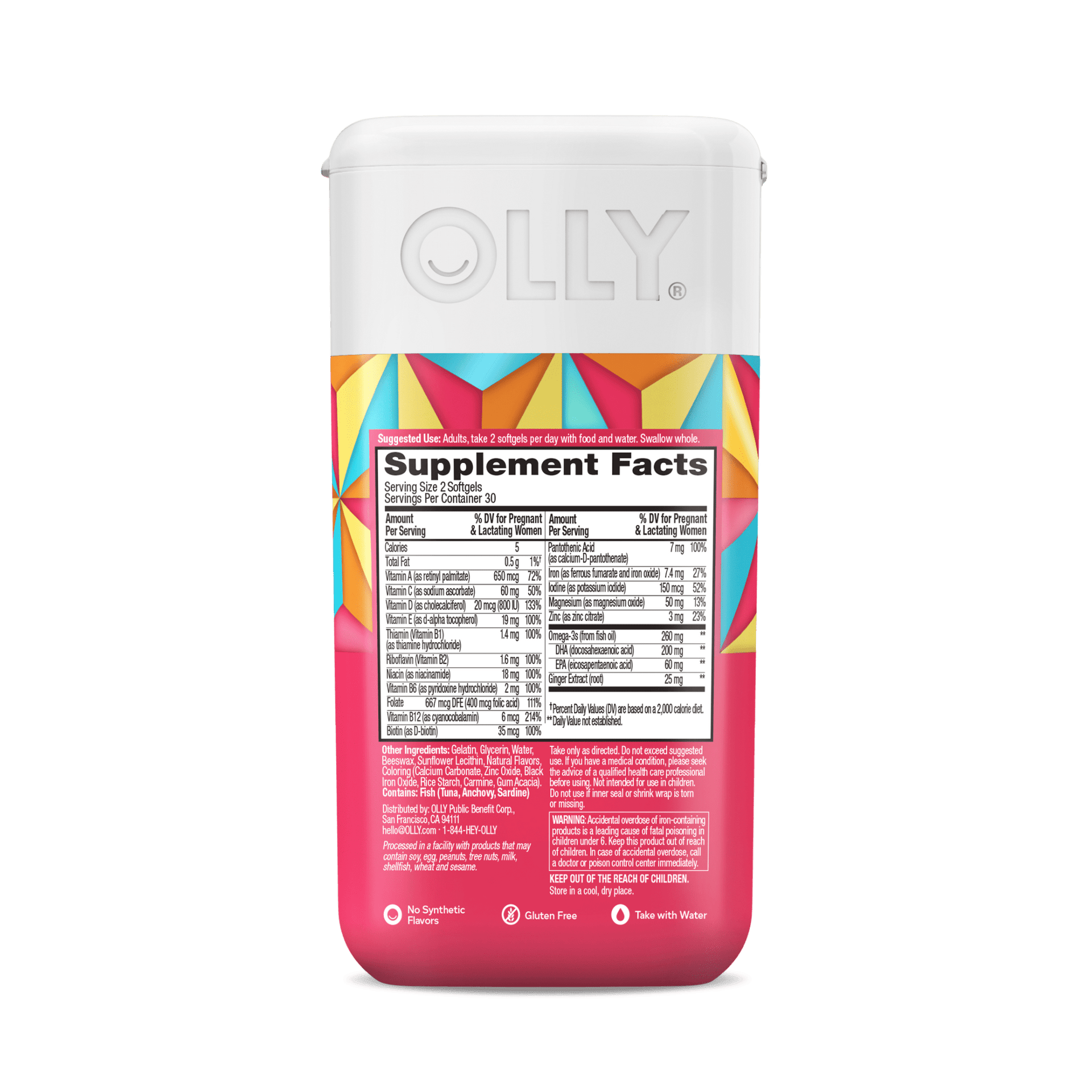 Ultra Strength Prenatal Softgels Zoomed