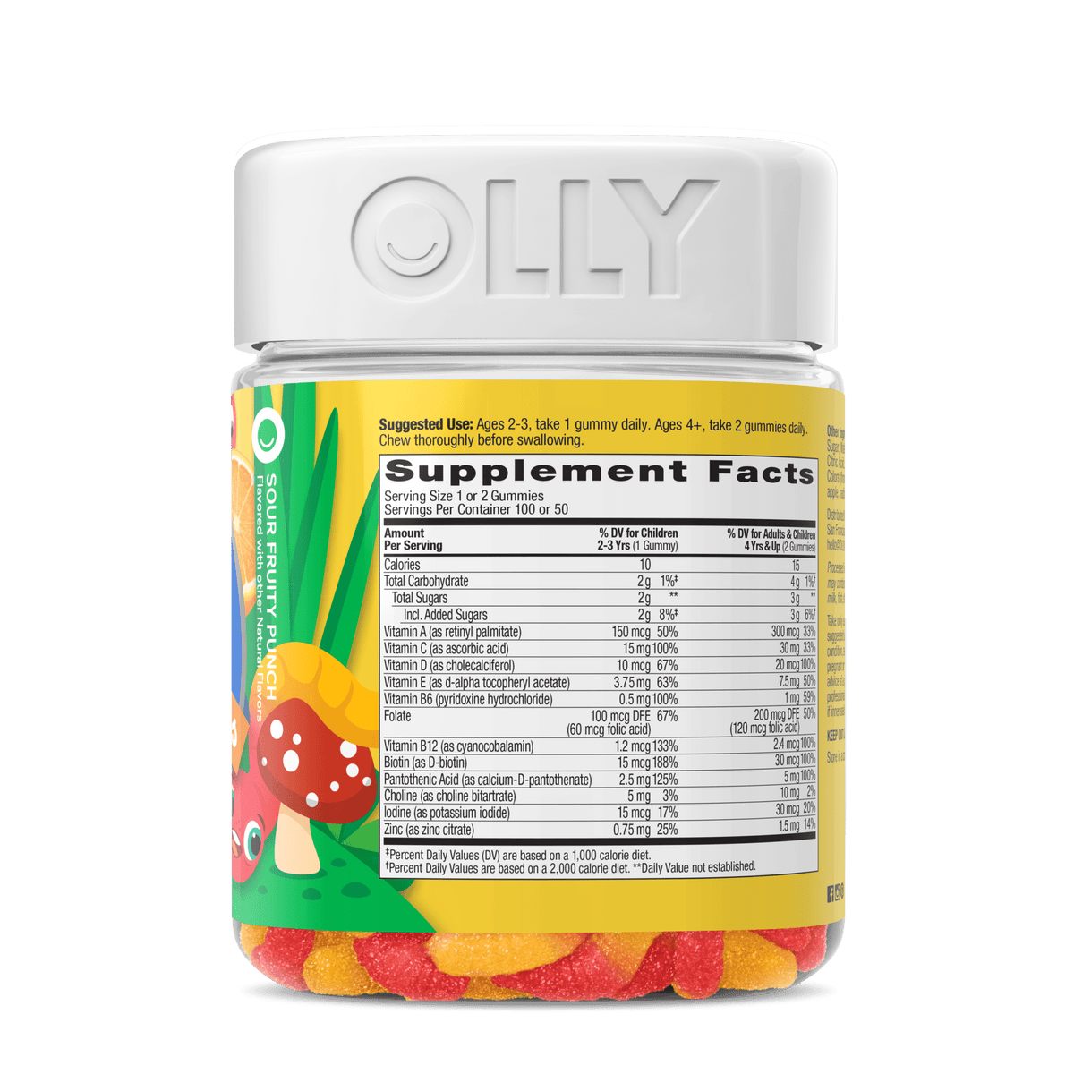 Kids Multi Worms 100 Count Image