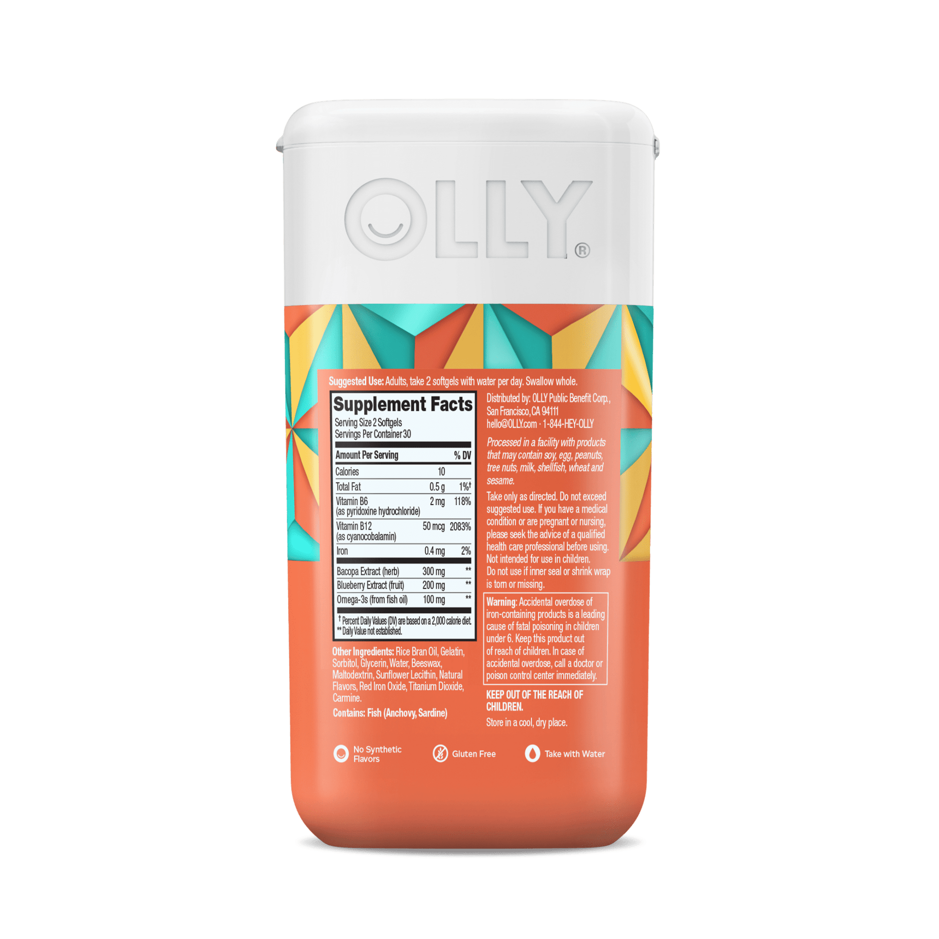 Ultra Strength Brain Softgels Zoomed