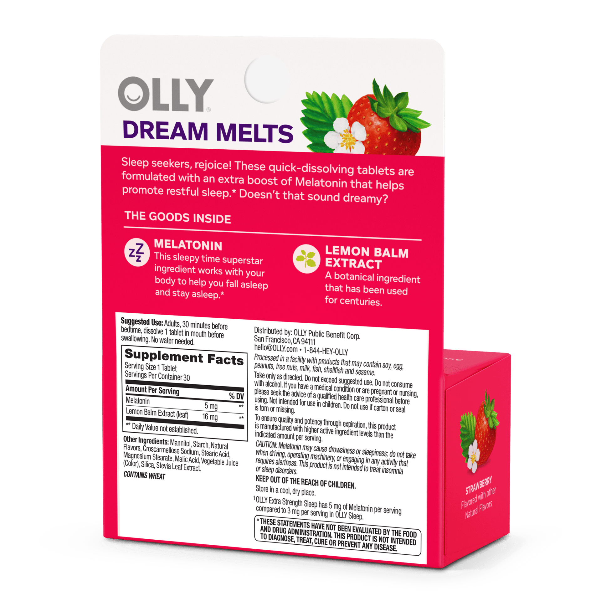 Fast Dissolves Extra Strength Sleep Zoomed