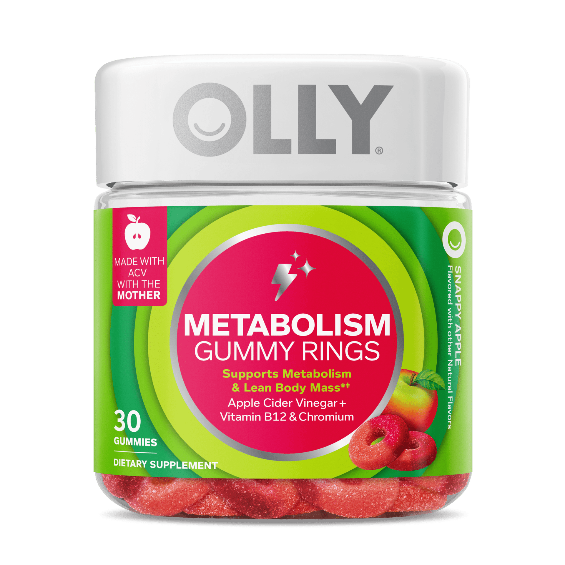 Metabolism Gummy Rings Zoomed