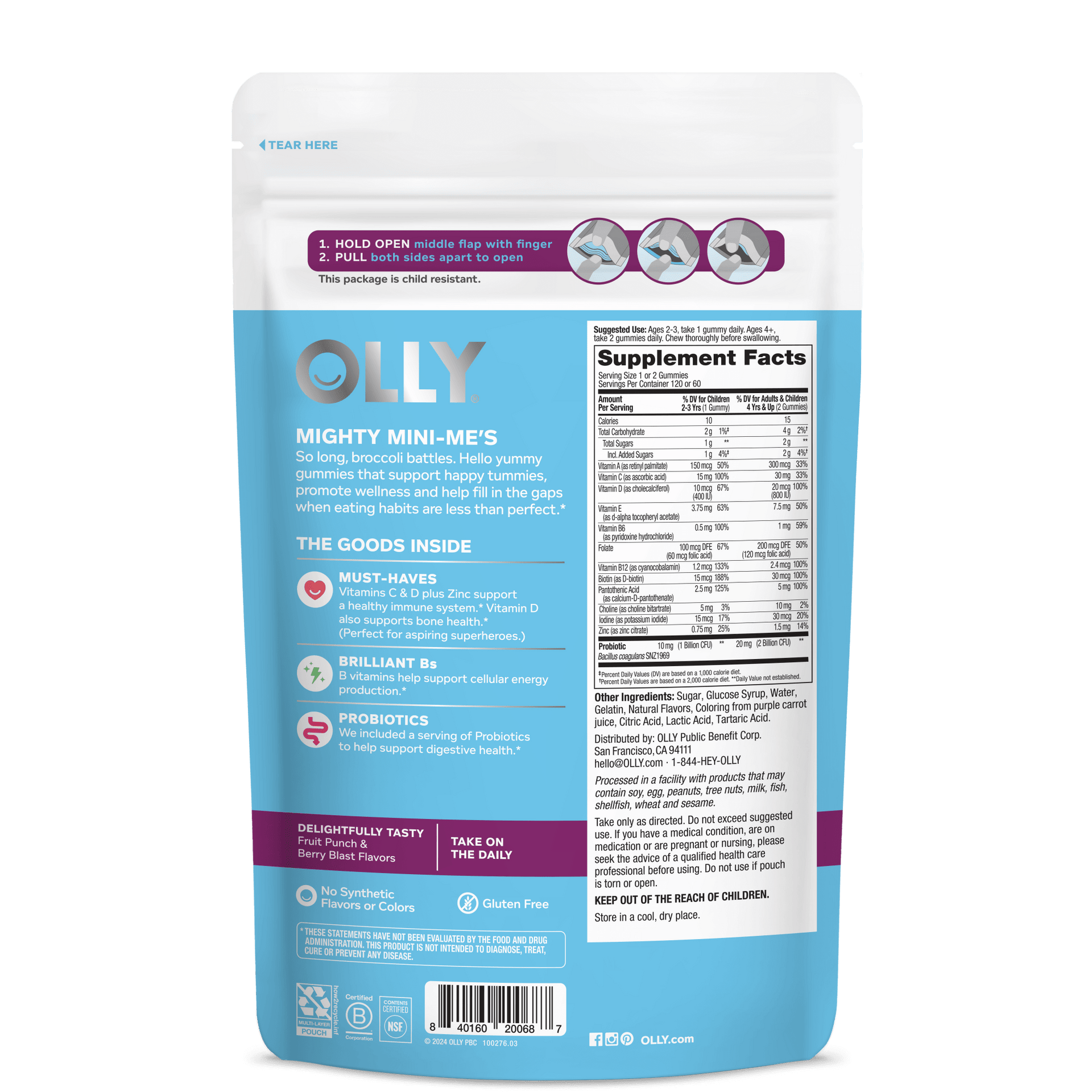 Kids Multi + Probiotic Zoomed