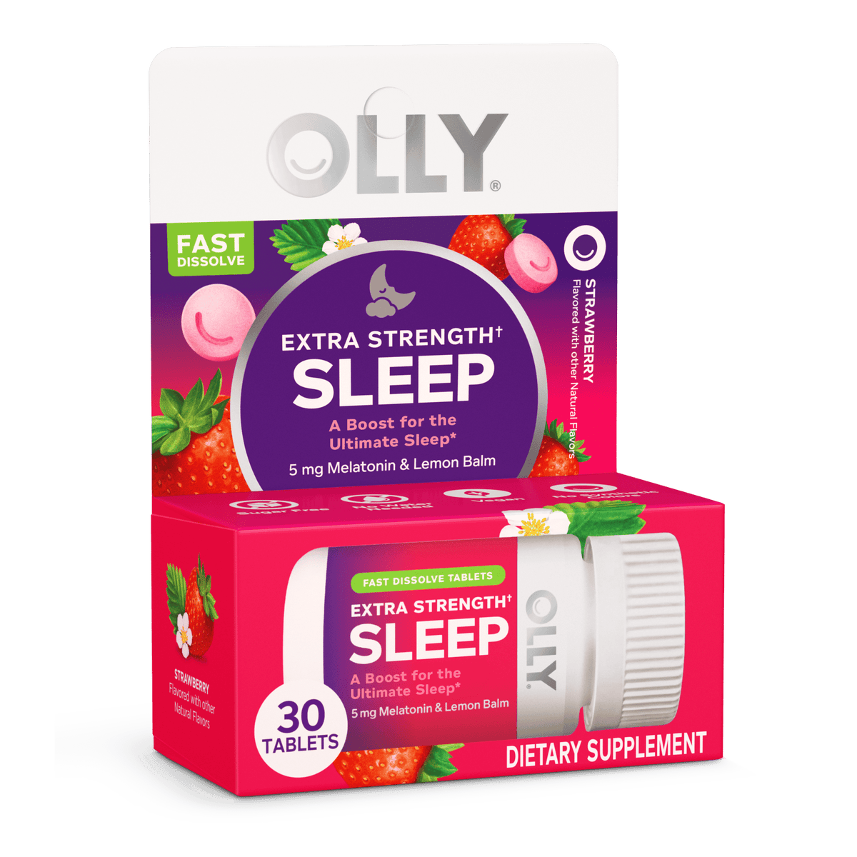 Fast Dissolves Extra Strength Sleep Image