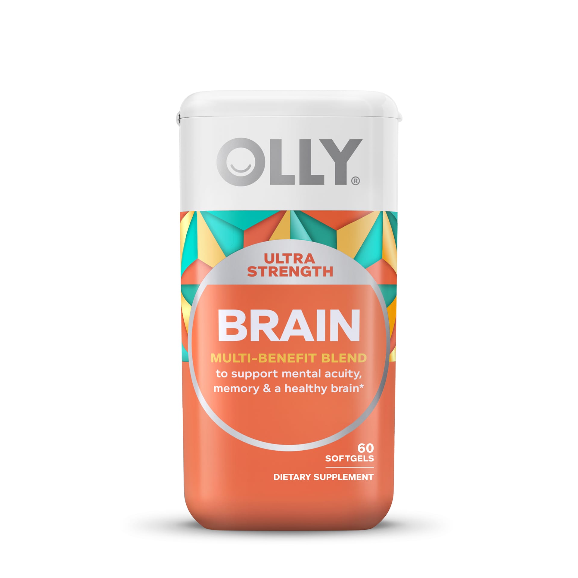 Ultra Strength Brain Softgels Zoomed