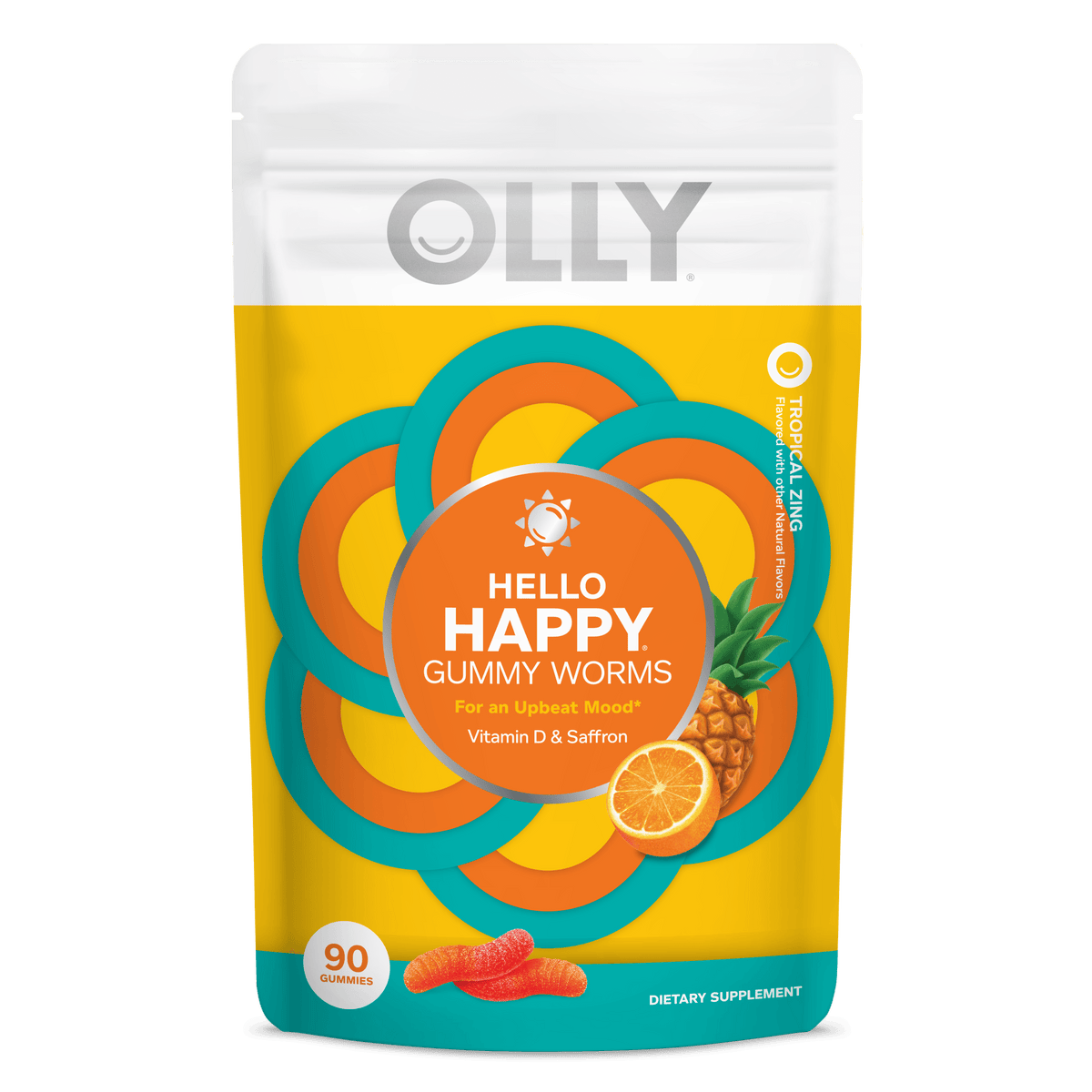 Hello Happy Gummy Worms Image