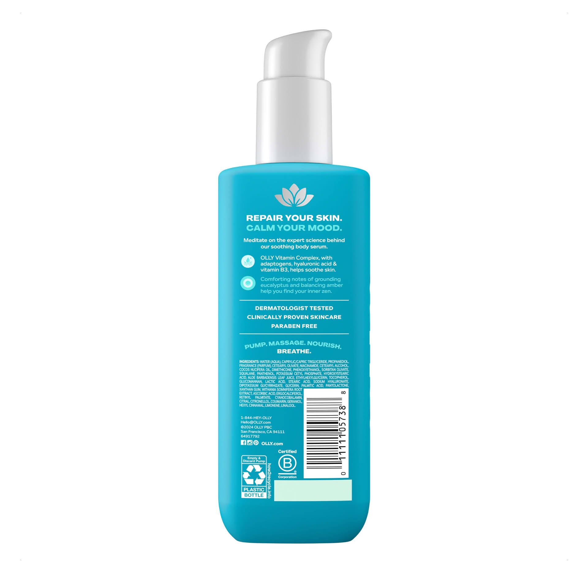 Calm Mood + Skin Body Serum Zoomed