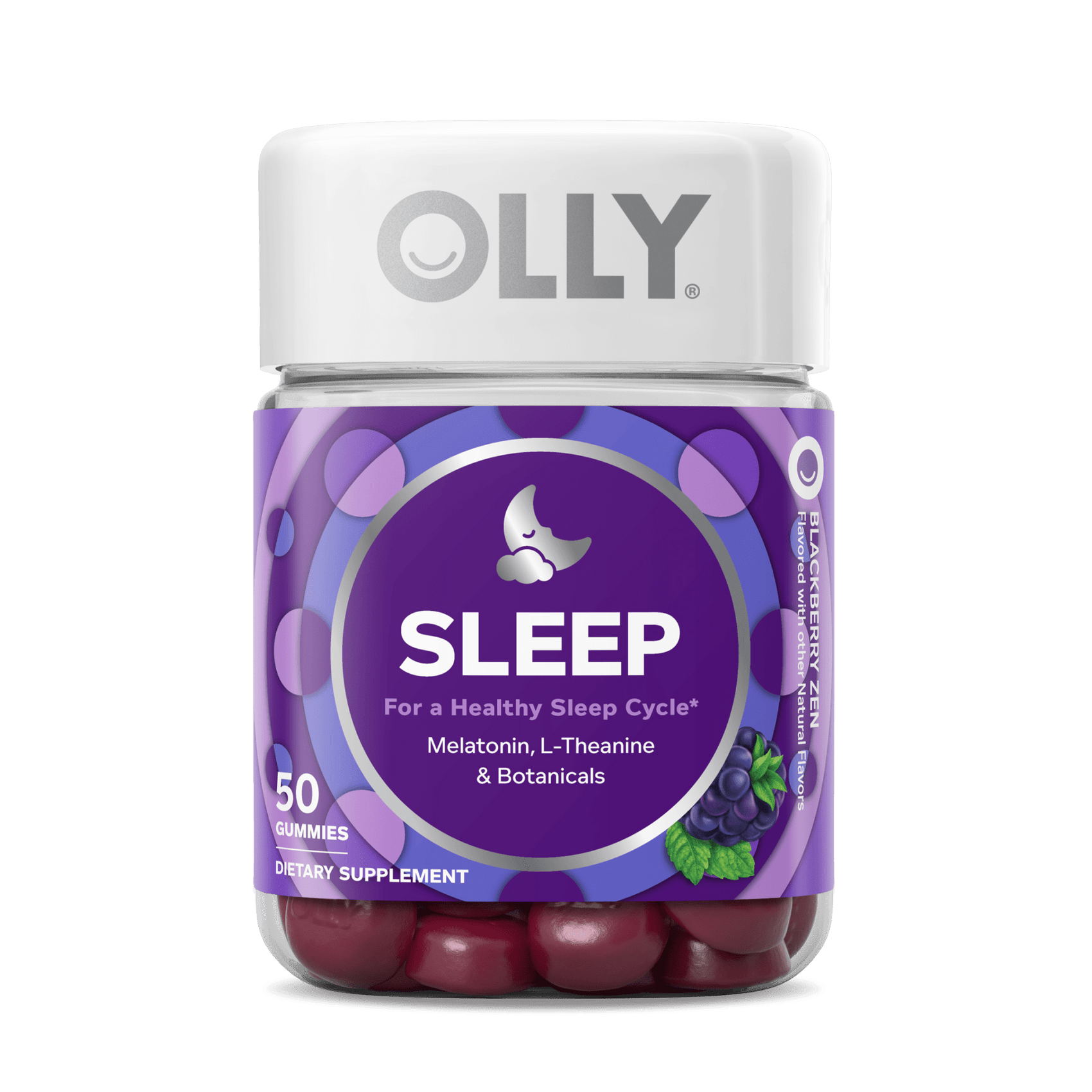 OLLY サプリメント 120粒入り メラトニングミ OLLY Sleep Gummies – Melatonin & L-Theanine Support– OLLY PBC