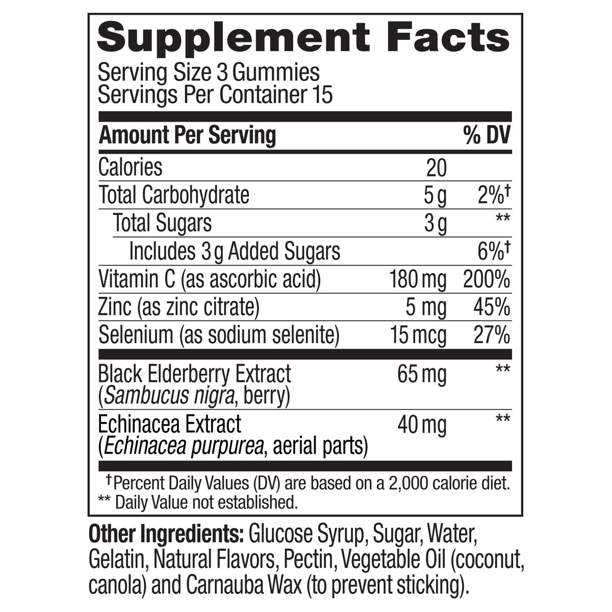  Active Immunity Berry Brave Ingredients