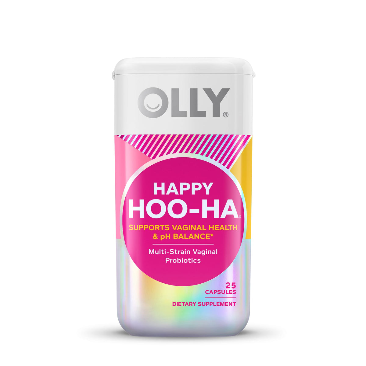 Olly Female-Focused Probiotic, Multi-Strain, Happy Hoo-Ha, Capsules - 25 capsules