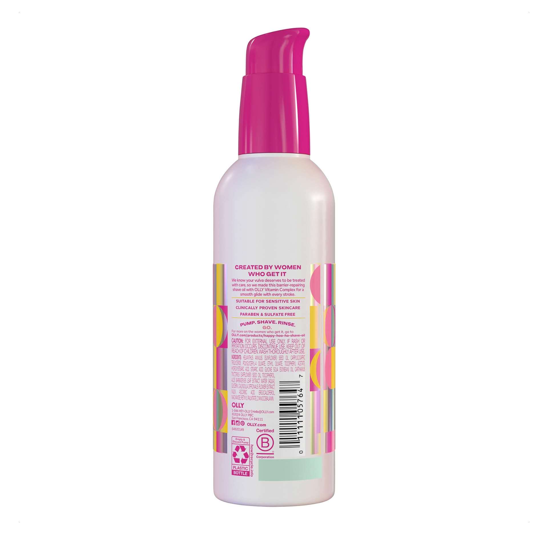 Happy Hoo-Ha Vitamin-Infused Intimate Shave Oil Zoomed