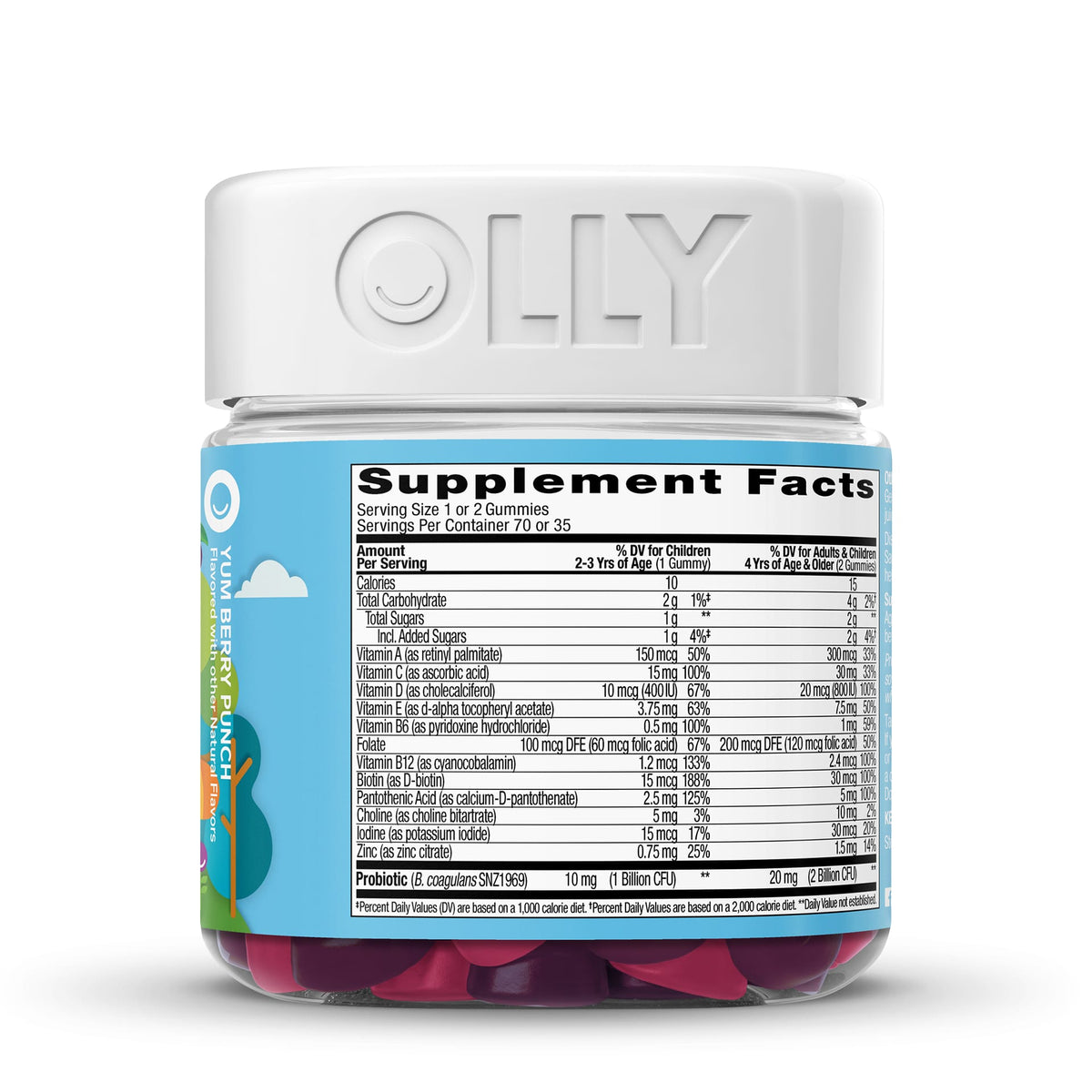 Kids Multi & Probiotic Multi Vitamins- OLLY PBC