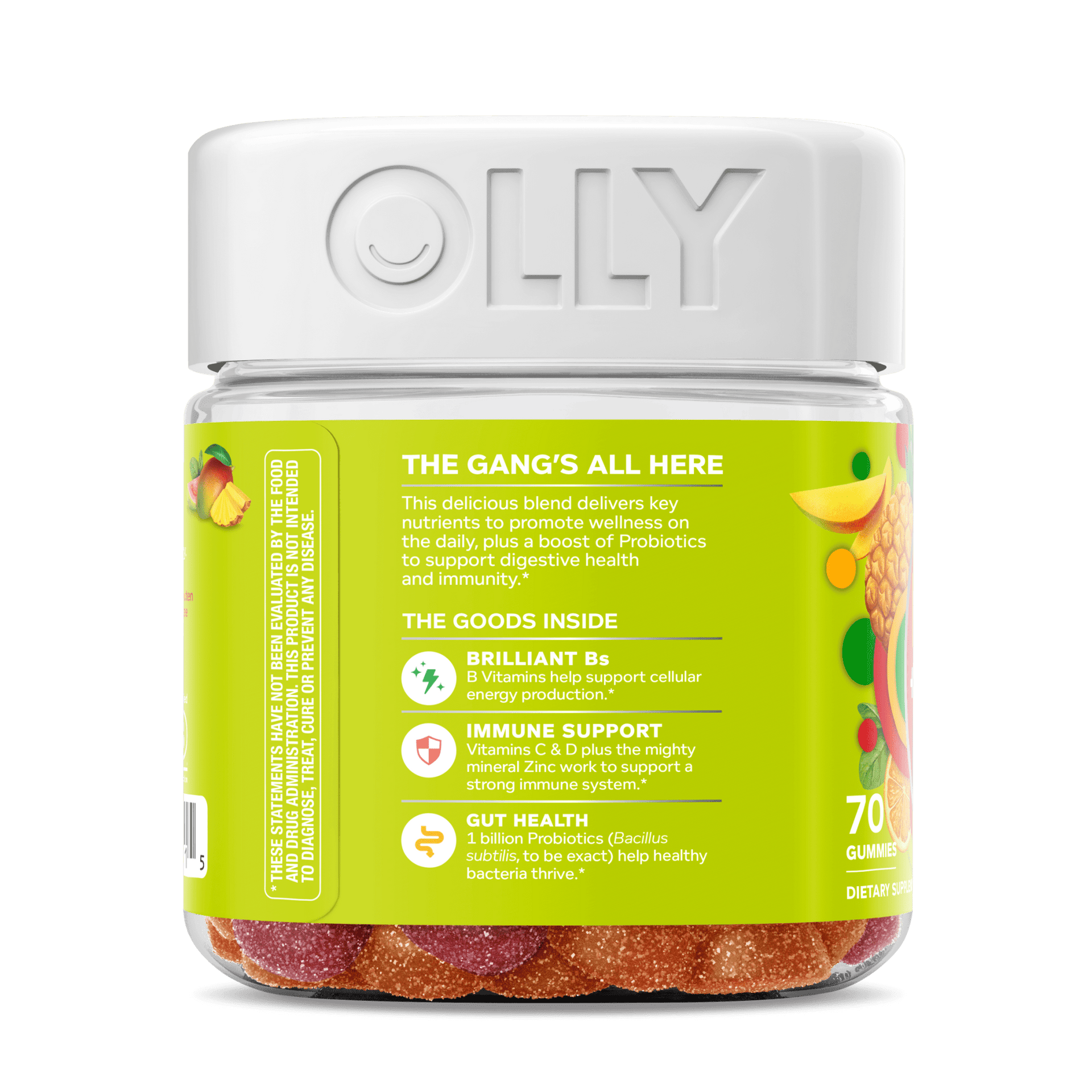 Adult Multi + Probiotic Vitamins Zoomed