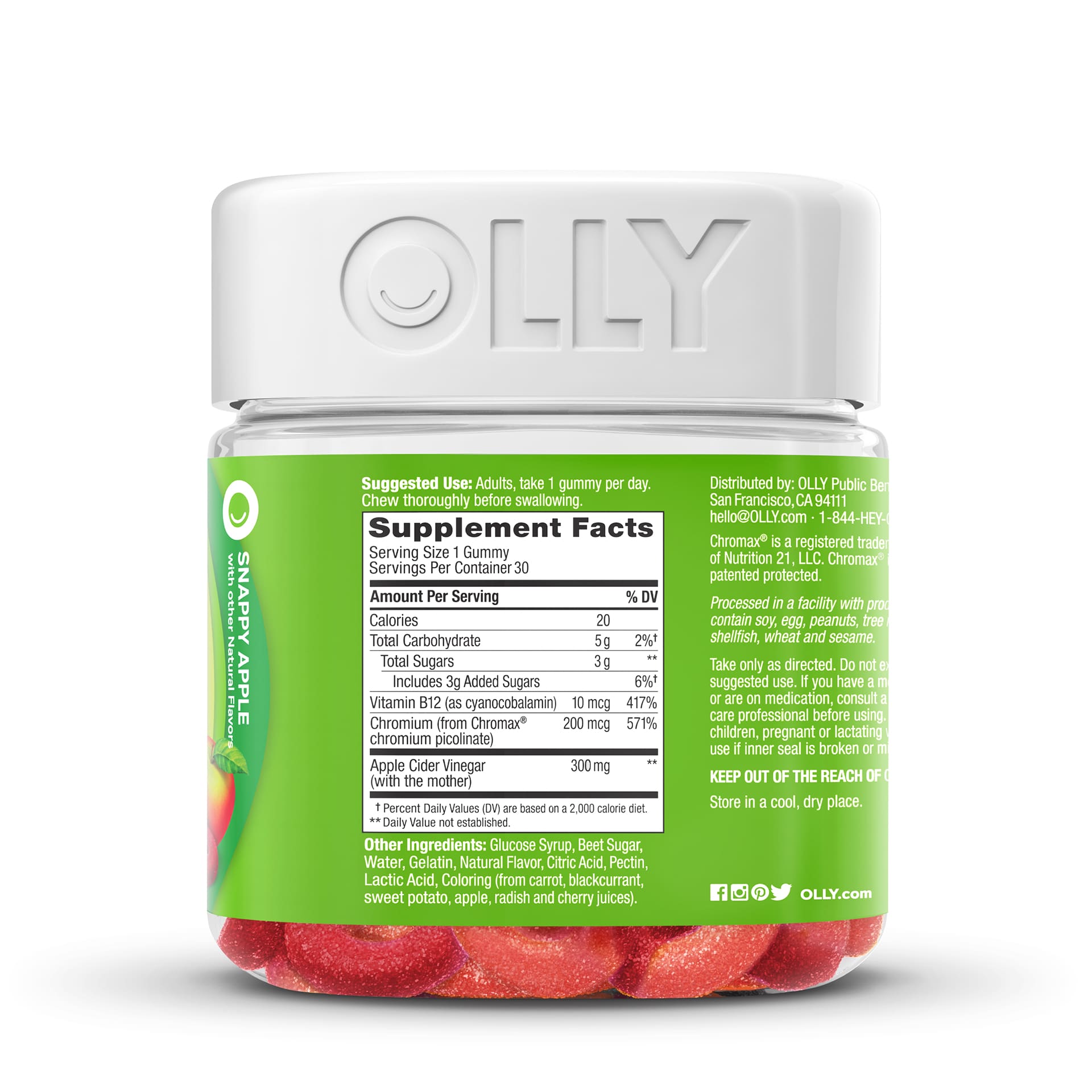 Metabolism Gummy Rings Zoomed