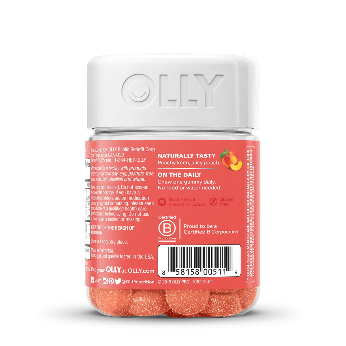 OLLY Probiotic Prebiotic OLLY PBC Olly probiotic prebiotic olly pbc