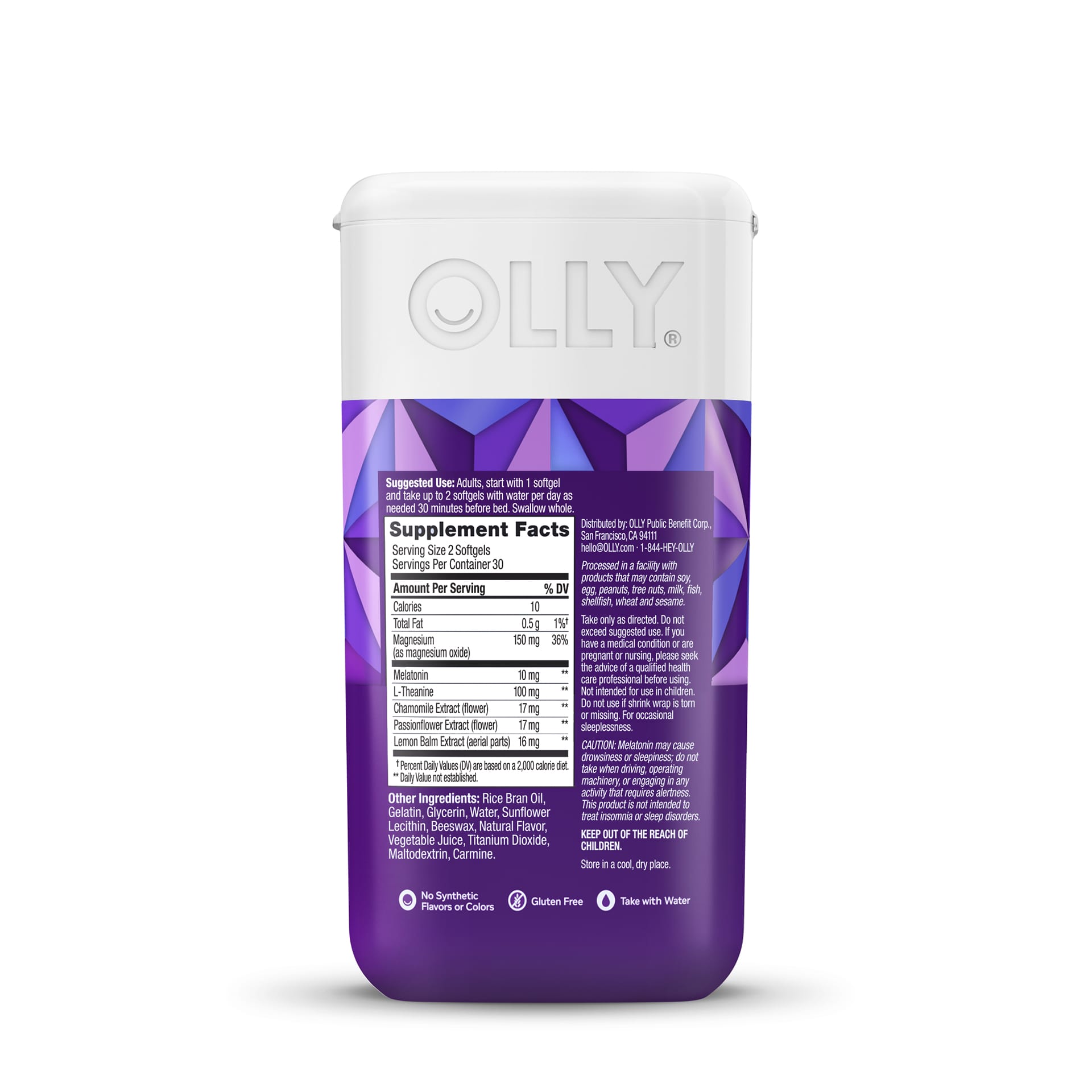 Ultra Strength Sleep Softgels Zoomed