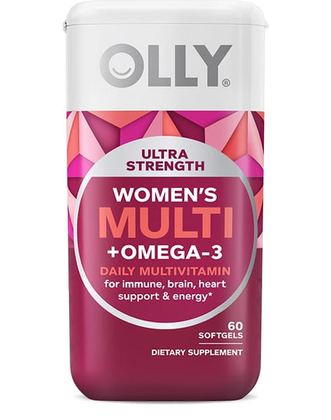 OLLY Ultra Strength Women's Multi + Omega-3 Softgels– OLLY PBC